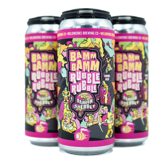 Weldwerks Bamm Bamm Rubble Rubble w/Sherbet Sour 4pk