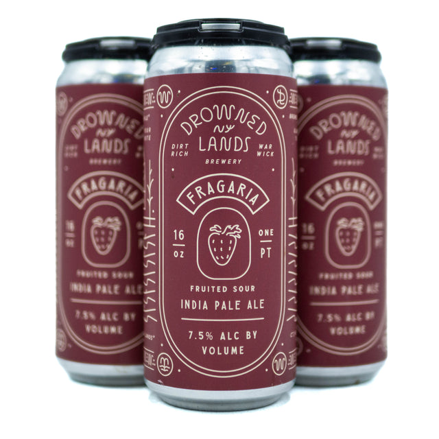 Drowned Lands Fragaria Sour IPA 4pk