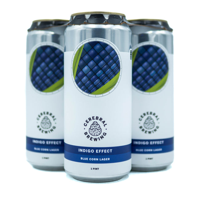 Cerebral Indigo Effect Blue Corn Lager 4pk