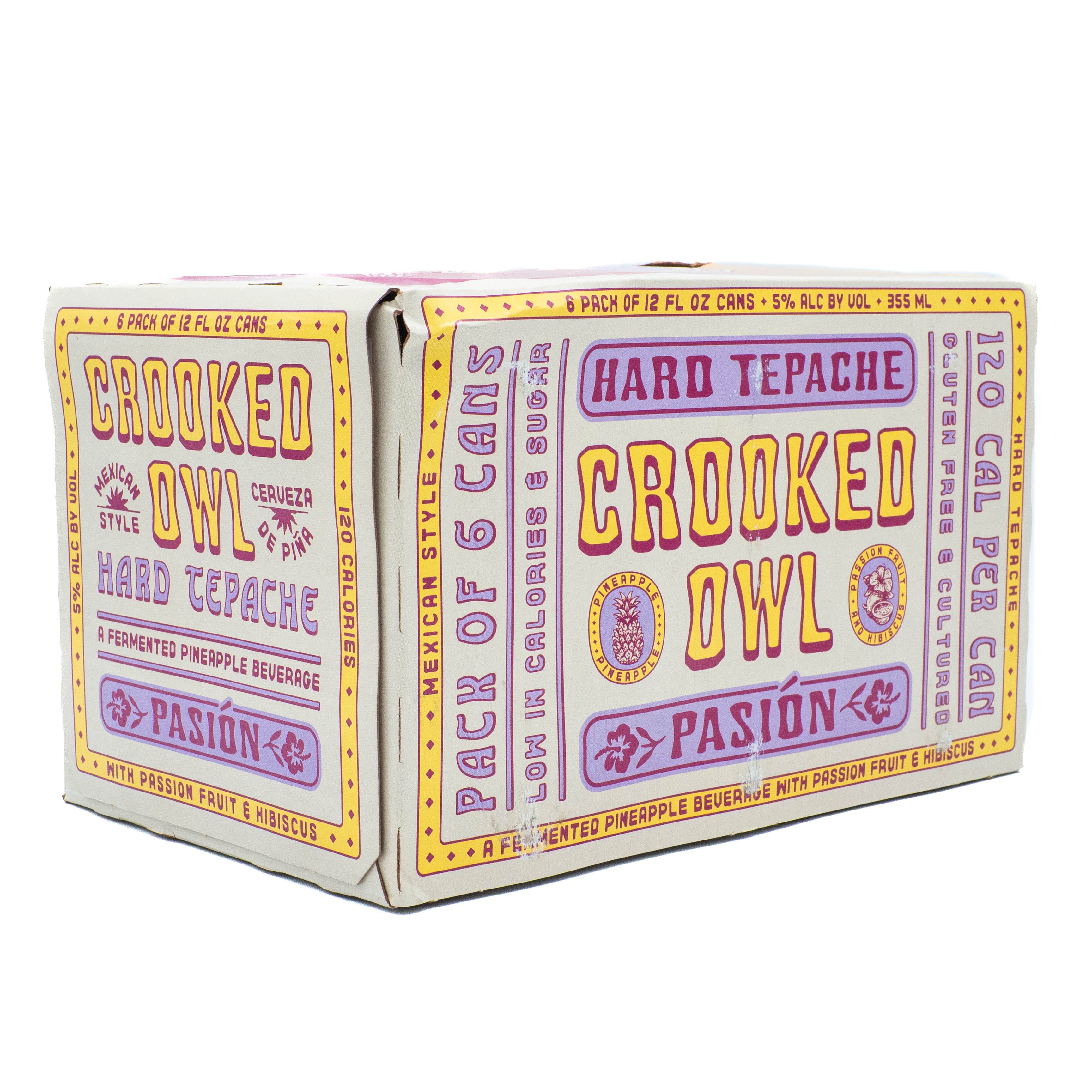 Crooked Owl Pasión Hard Tepache 6pk – Denver Wine Merchant