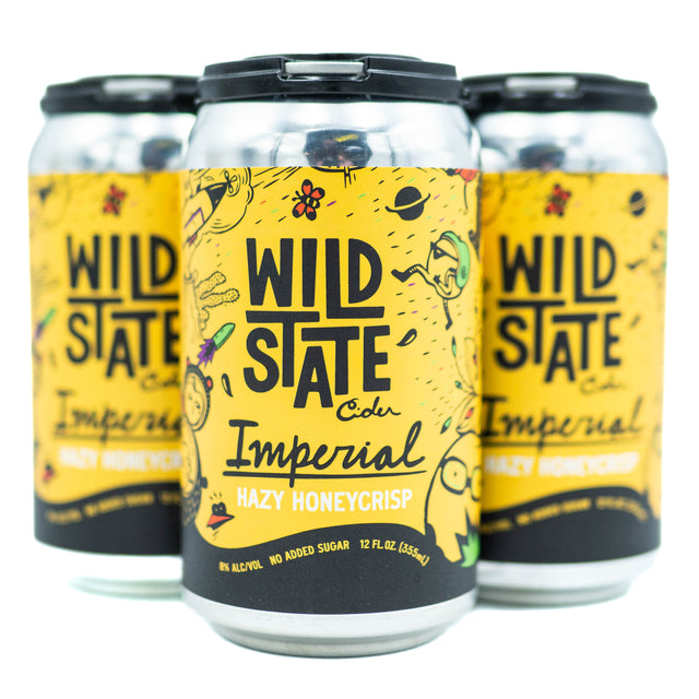 Wild State Imperial Haze Honeycrisp Cider 4pk