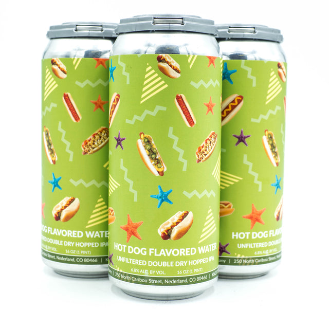 Knotted Root Hot Dog Flavored Water Unfiltered IPA 4pk