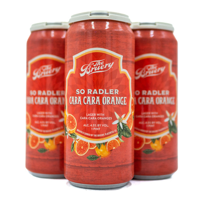 The Bruery So Radler: Cara Cara Orange 4pk