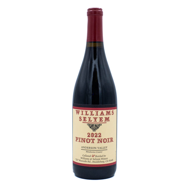 Williams Selyem Pinot Noir Anderson Valley 2022