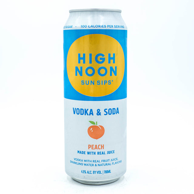 High Noon Hard Seltzer Peach 700mL