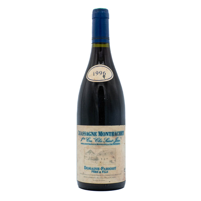 Domaine Parigot Chassagne-Montrachet 1er Cru Clos Saint-Jean Rouge 1996