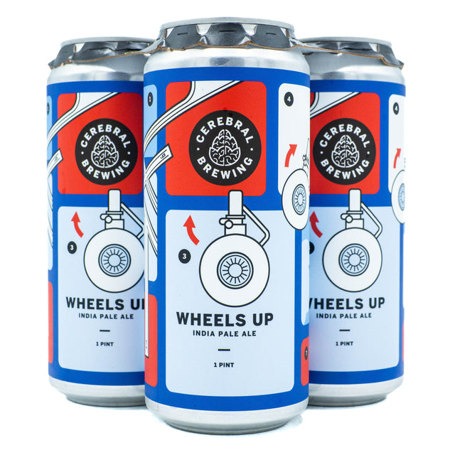 Cerebral Wheels Up Hazy IPA 4pk