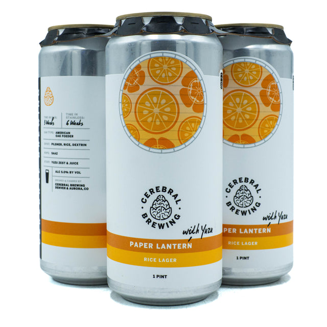Cerebral Paper Lantern w/ Yuzu Rice Lager 4pk
