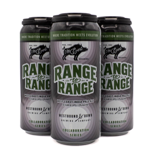Von Ebert / Westbound & Down Range to Range IPA 4pk
