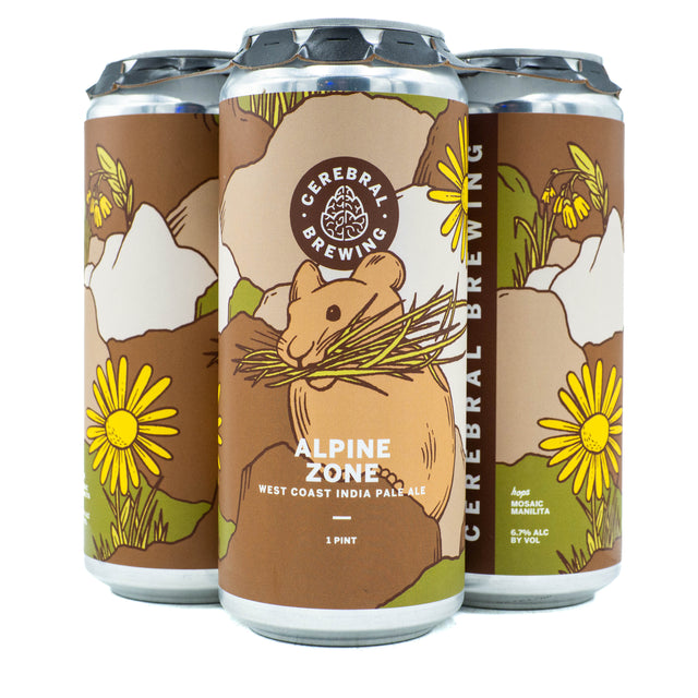 Cerebral Alpine Zone WC IPA 4pk