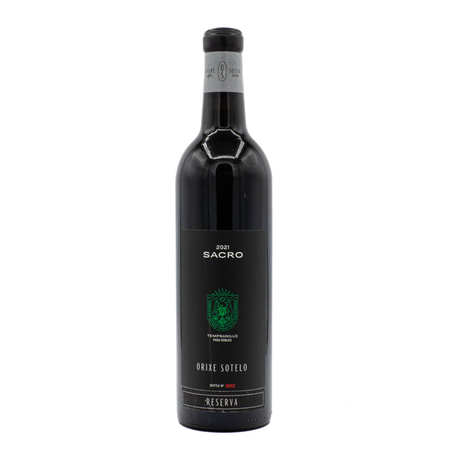 Orixe Sotelo Sacro Reserva Tempranillo 2021