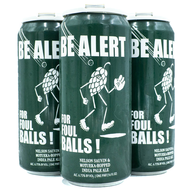 Hop Butcher Be Alert For Foul Balls IPA 4pk