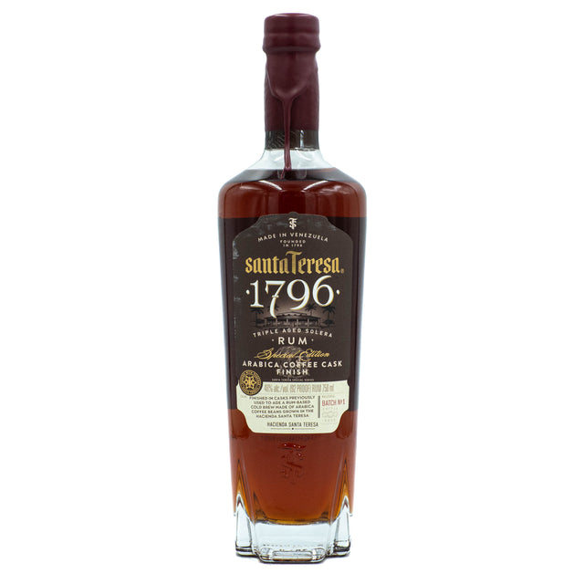 Santa Teresa 1796 Arábica Coffee Cask Finish Triple Aged Solera Rum