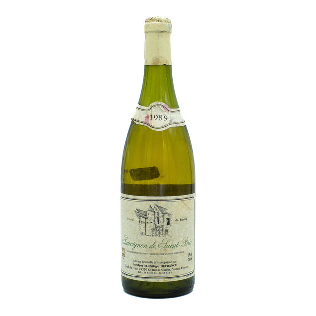 Jocelyne et Philippe Defrance Saint-Bris Sauvignon 1989