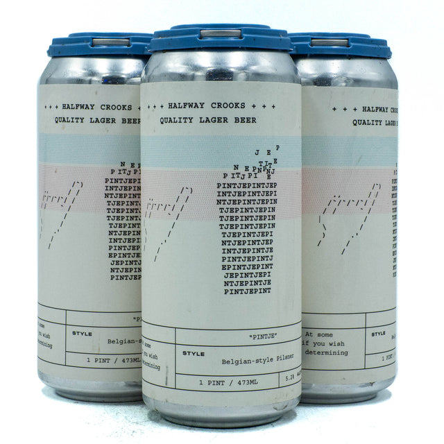 Halfway Crooks Pintje Belgian Lager 4pk