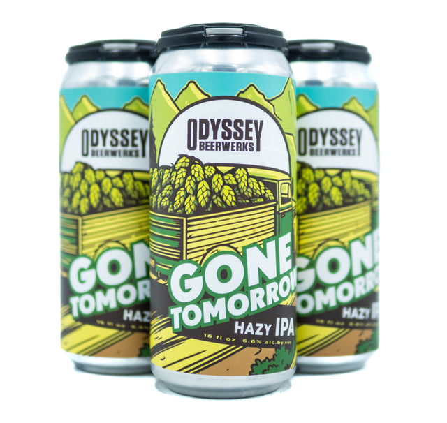 Odyssey Beerwerks Gone Tomorrow Hazy IPA 4pk