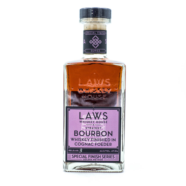 Laws Sraight Bourbon Whiskey Cognac Foeder Finish