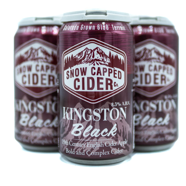 Snow Capped Kingston Black Cider 4pk