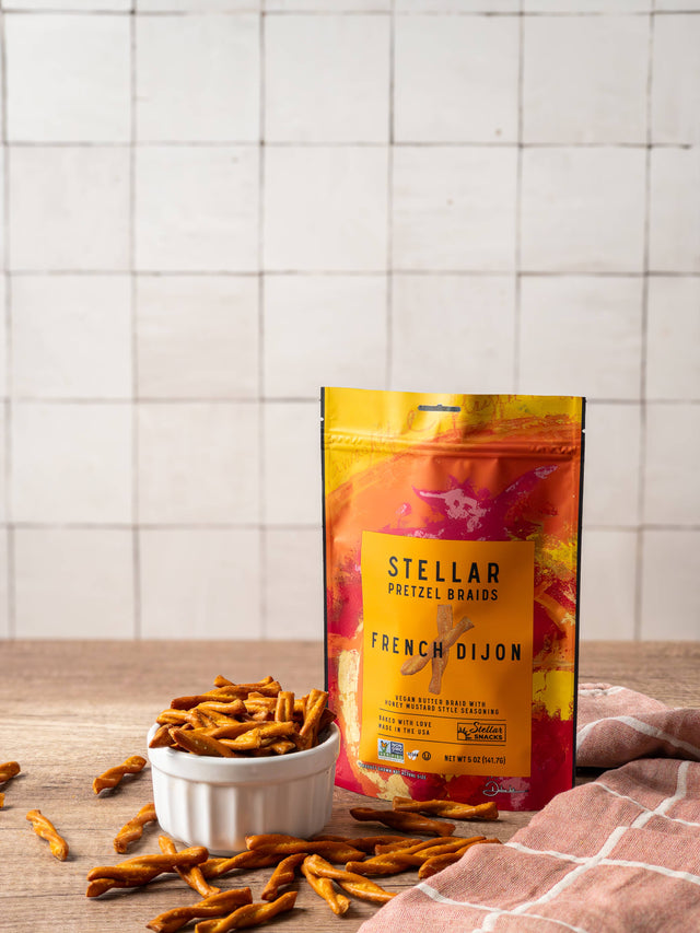 Stellar Pretzel Braids French Dijon 5oz