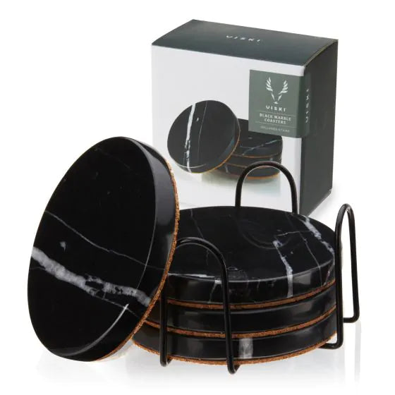 Black Marble Coasters