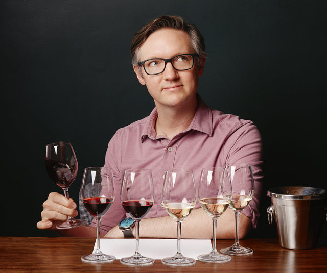 Steven Washuta at Denver Wine Merchant. Photo: Stephen Cardinale for Westword