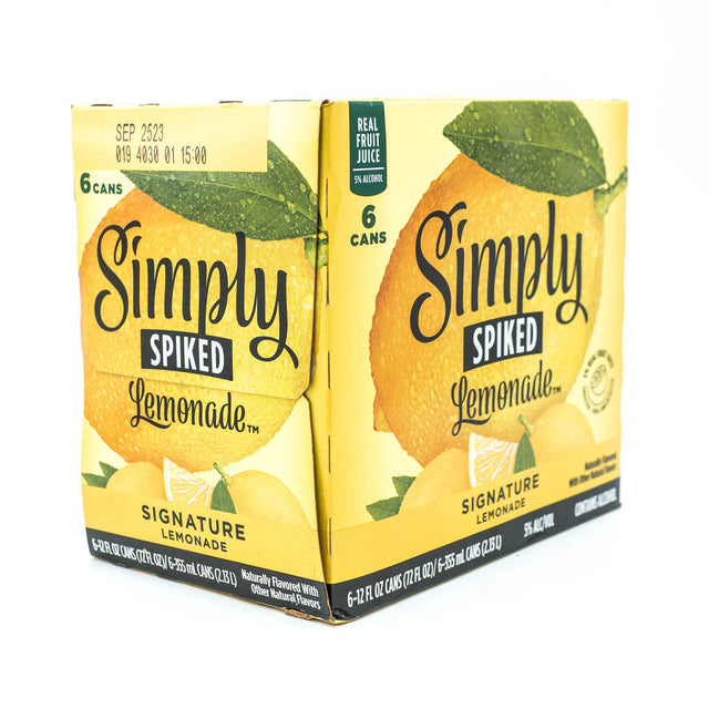 Simply "Spiked" Signature Lemonade Cans 6pk