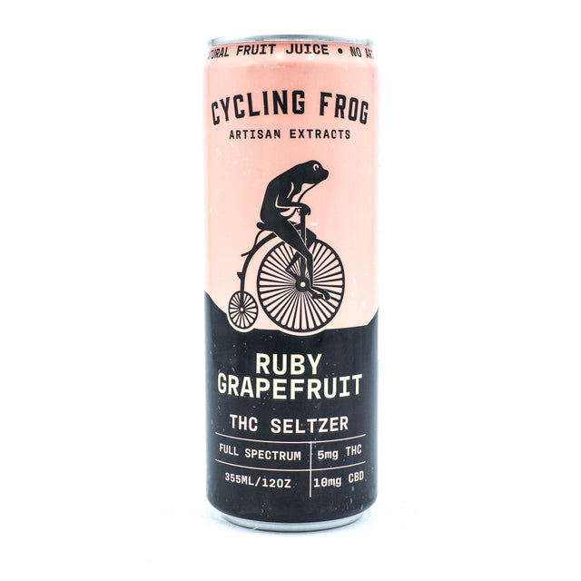 Cycling Frog Ruby Grapefruit THC Seltzer Can 12oz