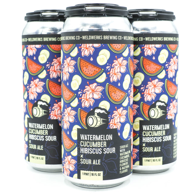 Weldwerks Watermelon Cucumber Hibiscus Sour 4pk