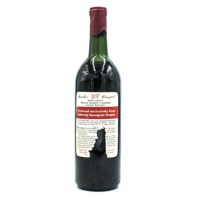 Beaulieu Vineyard Georges de Latour Private Reserve Cabernet Sauvignon 1959