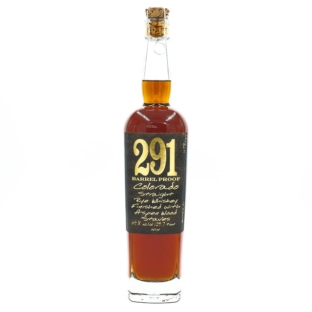 Distillery 291 Barrel Proof Colorado Straight Rye Whiskey