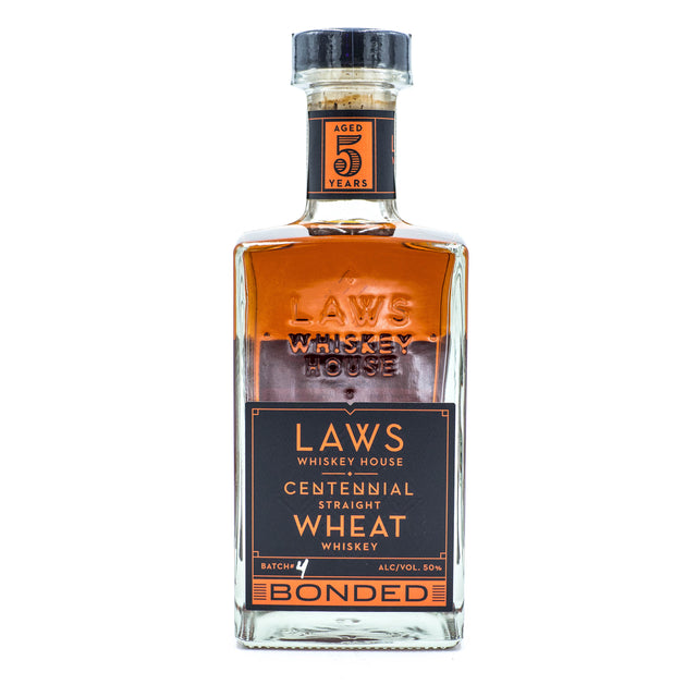 Laws Centennial Straight Bonded Wheat Whiskey
