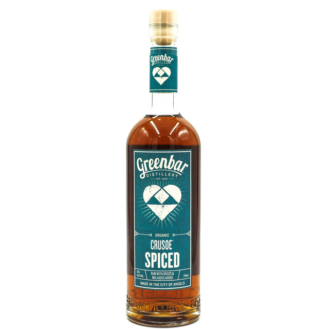 Greenbar Crusoe Organic Spiced Rum 750ml
