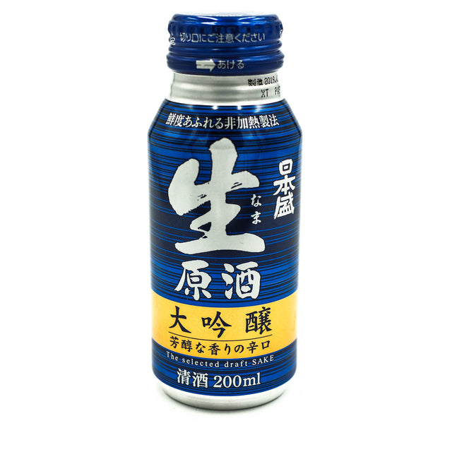 Nihon Sakari Nama Genshu Daiginjo Sake Can 200ml